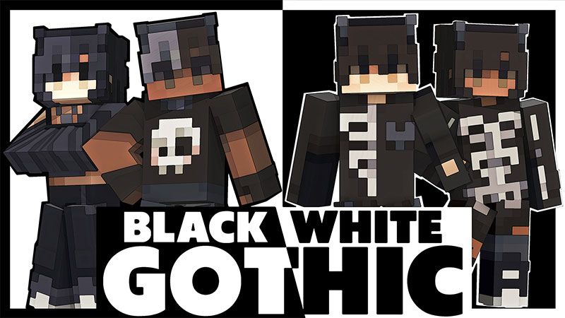 BLACK WHITE GOTHIC on the Minecraft Marketplace by Team VoidFeather