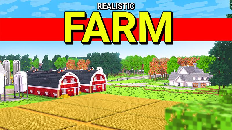 Realistic Farm on the Minecraft Marketplace by Pickaxe Studios