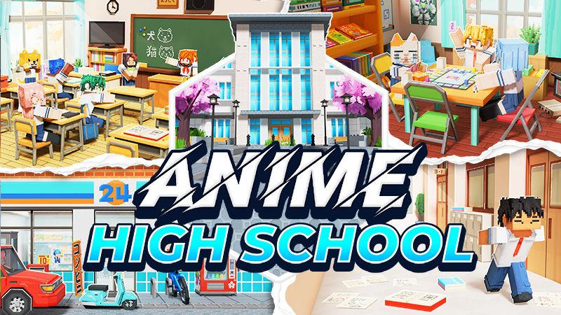 Anime High School on the Minecraft Marketplace by Wonder