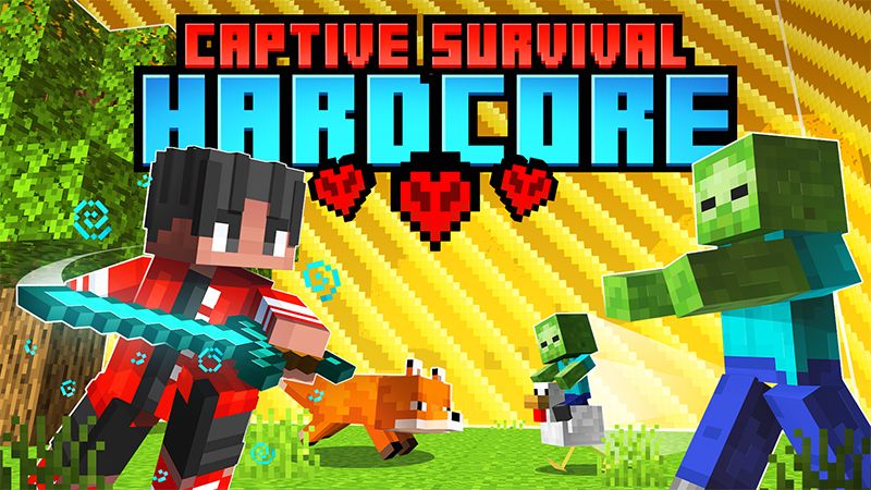 CAPTIVE SURVIVAL HARDCORE on the Minecraft Marketplace by Kreatik Studios