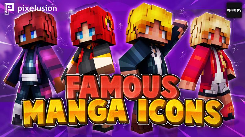 Famous Manga Icons on the Minecraft Marketplace by Pixelusion Famous Manga Icons on the Minecraft Marketplace by Pixelusion