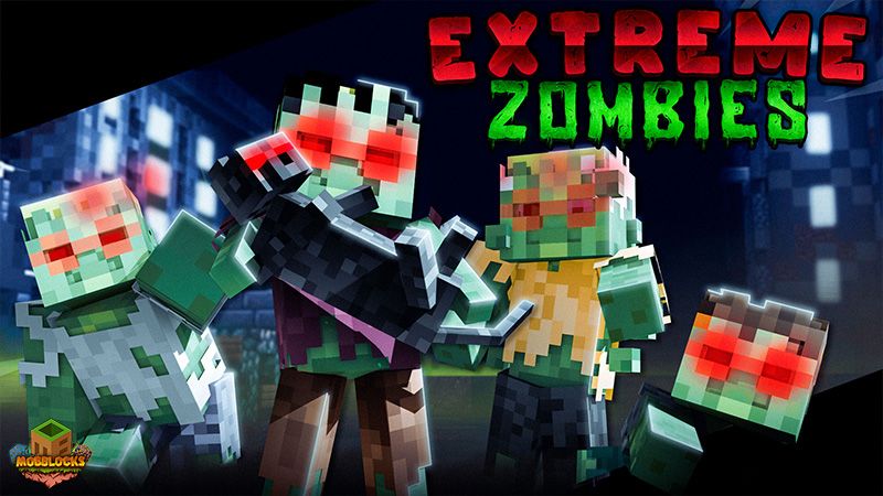 Extreme Zombies on the Minecraft Marketplace by MobBlocks Extreme Zombies on the Minecraft Marketplace by MobBlocks