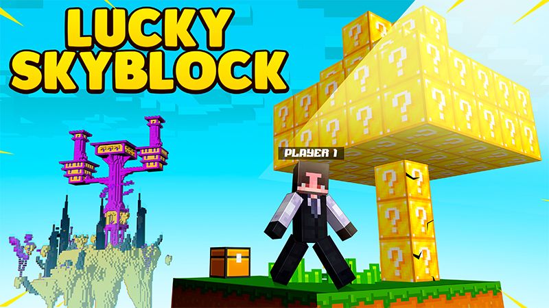 Lucky Skyblock on the Minecraft Marketplace by 2-Tail Productions