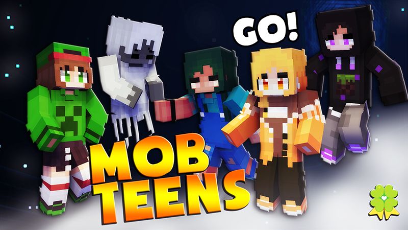 Mob Teens Go by The Lucky Petals (Minecraft Skin Pack) - Minecraft ...