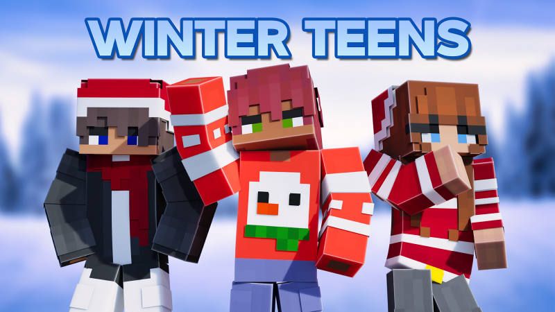 Winter Teens on the Minecraft Marketplace by BLOCKLAB Studios Winter Teens on the Minecraft Marketplace by BLOCKLAB Studios