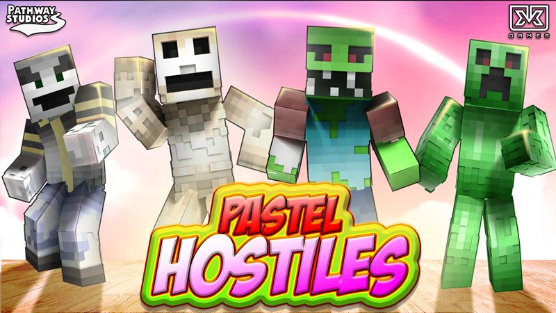 Pastel Hostiles on the Minecraft Marketplace by Pathway Studios