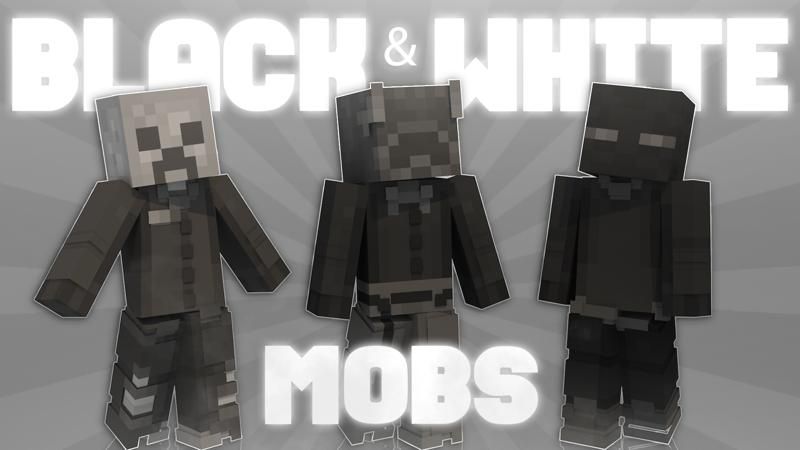 Black  White Mobs on the Minecraft Marketplace by Asiago Bagels