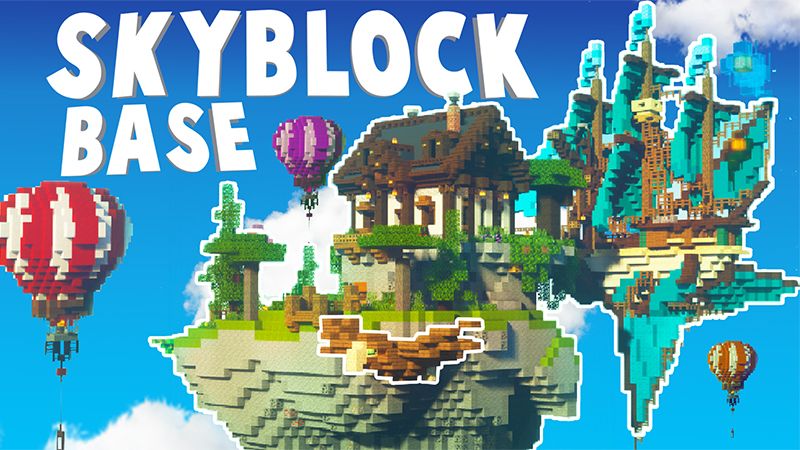 Skyblock Base on the Minecraft Marketplace by Blue Depth Games