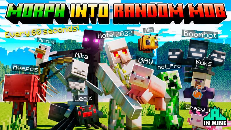 Morph into Random Mob on the Minecraft Marketplace by In Mine