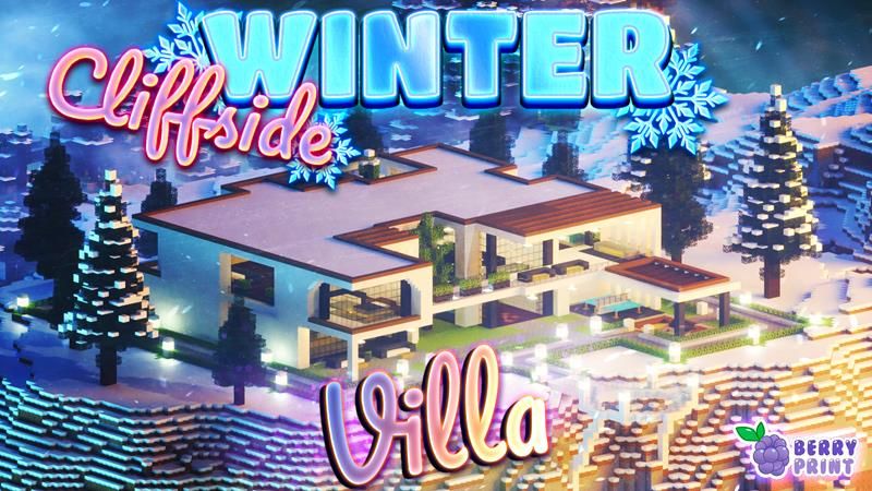 Winter Cliffside Villa on the Minecraft Marketplace by Razzleberries