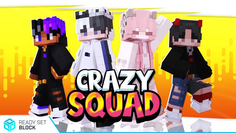Crazy Squad on the Minecraft Marketplace by Ready, Set, Block! Crazy Squad on the Minecraft Marketplace by Ready, Set, Block!