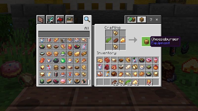 Craftable Foods by Team Vaeron