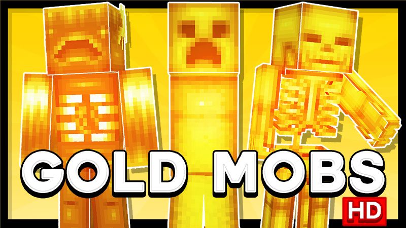Gold Mobs HD on the Minecraft Marketplace by Wonder