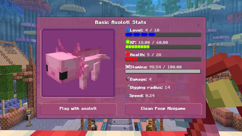 Axolotl Pets by SandBlock Studios