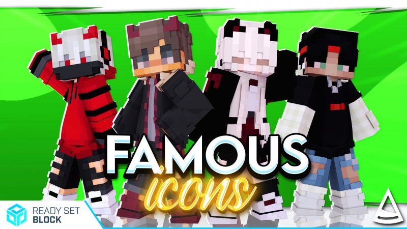 Famous Icons on the Minecraft Marketplace by Ready, Set, Block! Famous Icons on the Minecraft Marketplace by Ready, Set, Block!