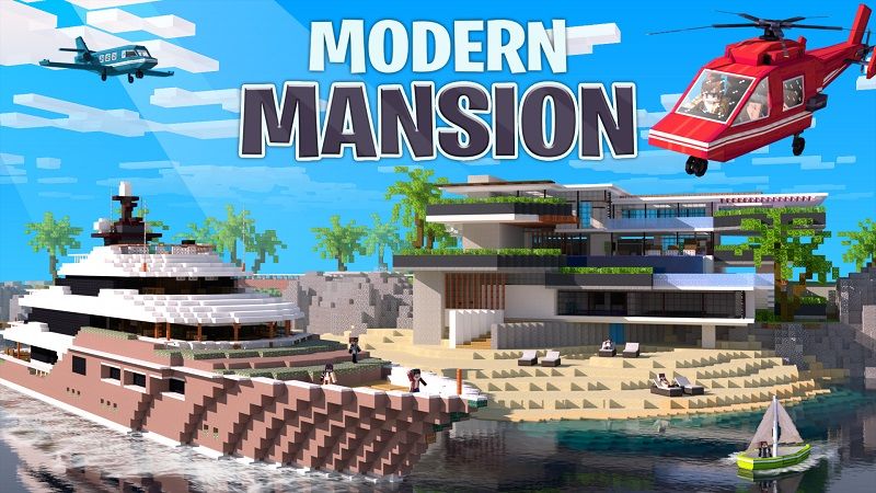 Modern Mansion on the Minecraft Marketplace by BBB Studios Modern Mansion on the Minecraft Marketplace by BBB Studios