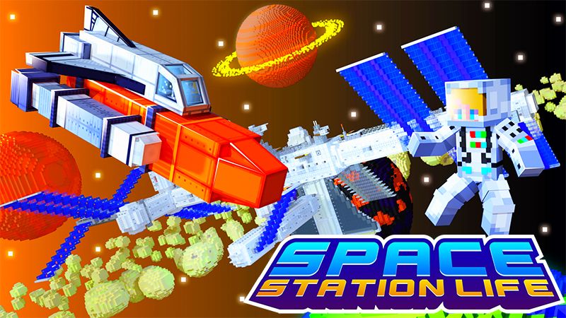 Space Station Life on the Minecraft Marketplace by Kreatik Studios Space Station Life on the Minecraft Marketplace by Kreatik Studios