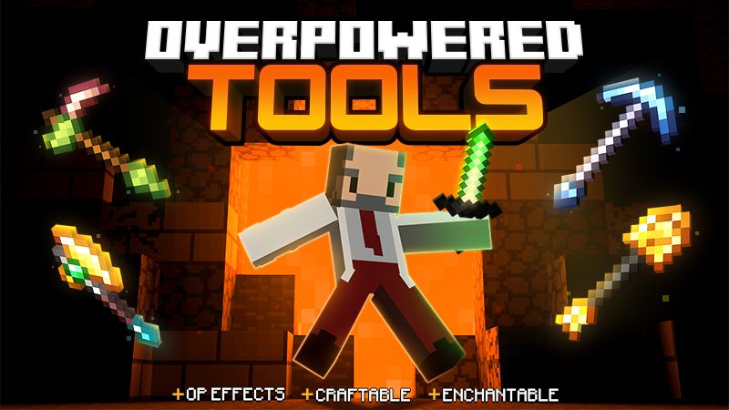 Overpowered Tools on the Minecraft Marketplace by Kubo Studios Overpowered Tools on the Minecraft Marketplace by Kubo Studios