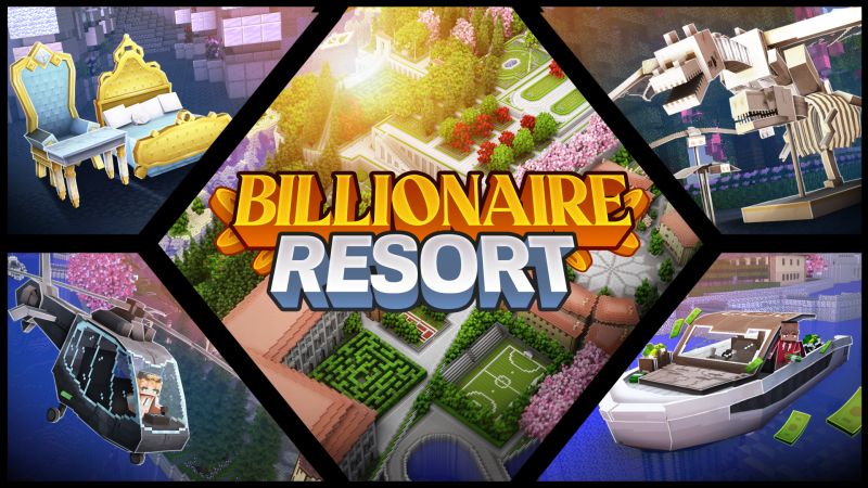 Billionaire Resort on the Minecraft Marketplace by CubeCraft Games