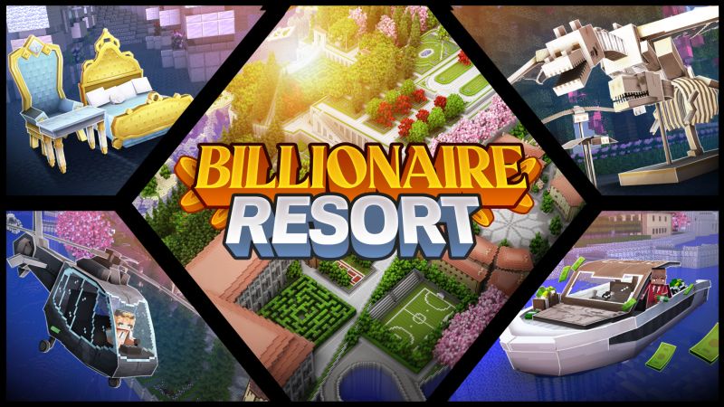 Billionaire Resort on the Minecraft Marketplace by CubeCraft Games Billionaire Resort on the Minecraft Marketplace by CubeCraft Games