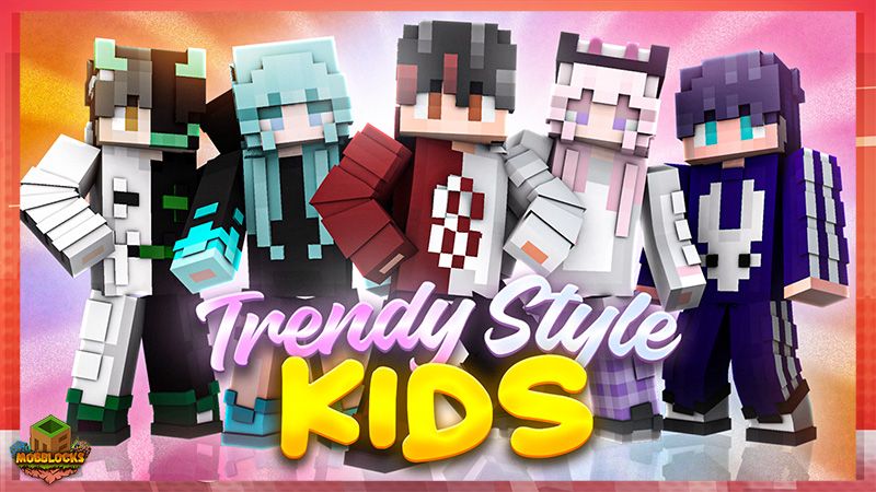 Trendy Style Kids on the Minecraft Marketplace by MobBlocks Trendy Style Kids on the Minecraft Marketplace by MobBlocks
