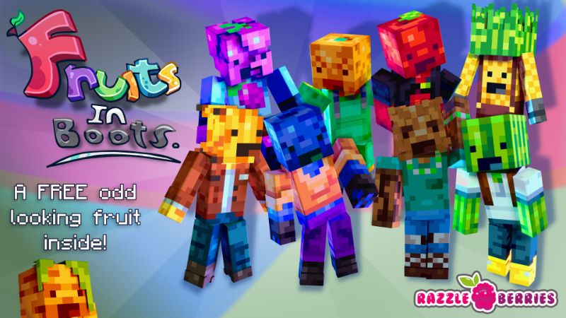 Fruits in Boots on the Minecraft Marketplace by Razzleberries Fruits in Boots on the Minecraft Marketplace by Razzleberries