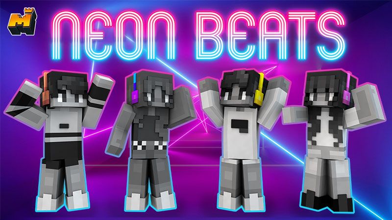 Neon Beats on the Minecraft Marketplace by Mineplex Neon Beats on the Minecraft Marketplace by Mineplex