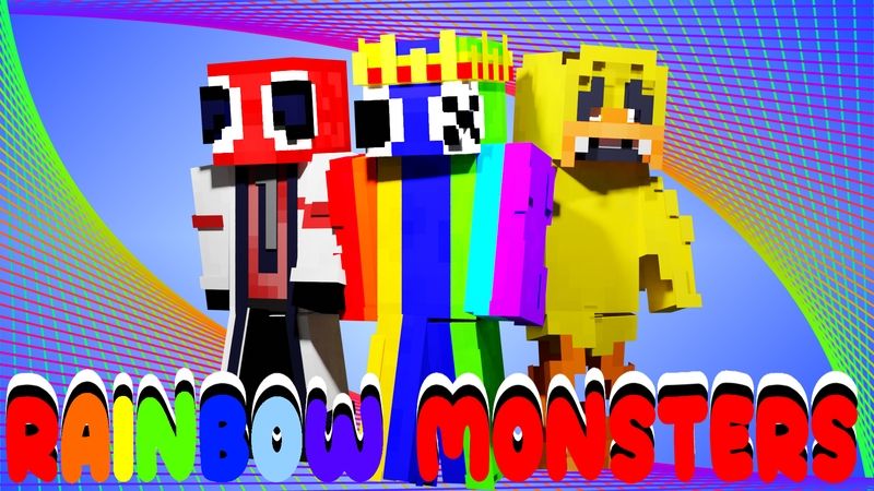 Rainbow Monsters on the Minecraft Marketplace by Builders Horizon Rainbow Monsters on the Minecraft Marketplace by Builders Horizon
