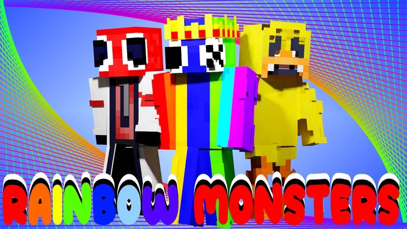 Rainbow Monster Friends by Builders Horizon (Minecraft Marketplace