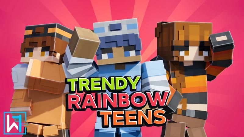 Trendy Rainbow Teens on the Minecraft Marketplace by Waypoint Studios Trendy Rainbow Teens on the Minecraft Marketplace by Waypoint Studios