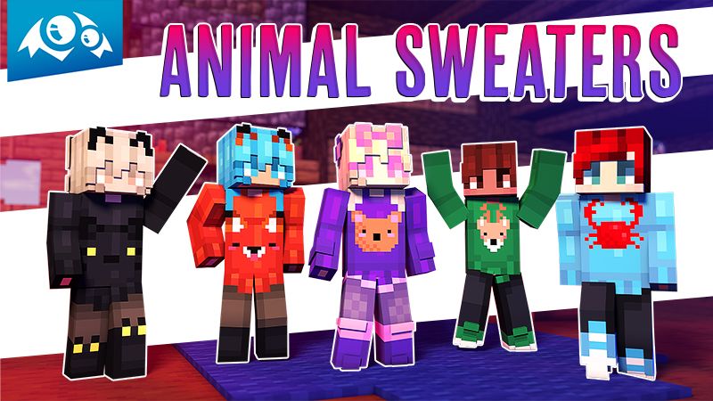 Animal Sweaters on the Minecraft Marketplace by Monster Egg Studios Animal Sweaters on the Minecraft Marketplace by Monster Egg Studios