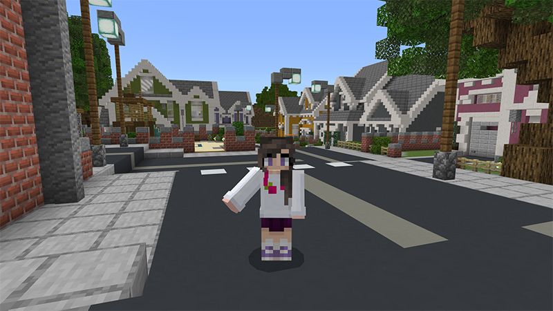 Modern Town and School by Razzleberries