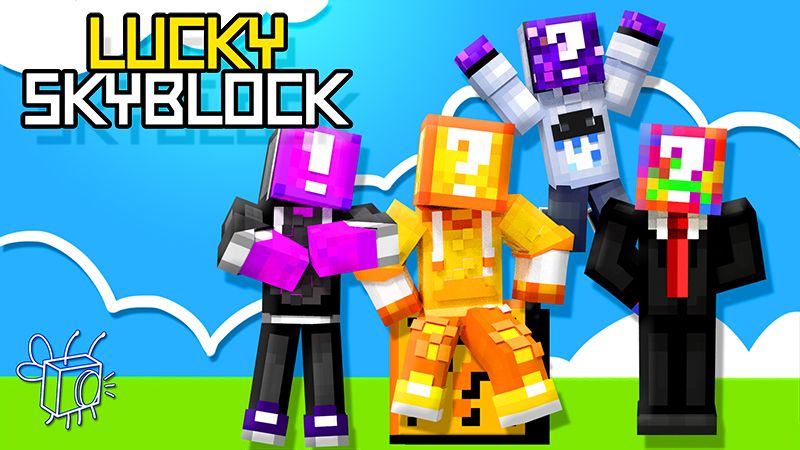 Lucky SkyBlock on the Minecraft Marketplace by Blu Shutter Bug Lucky SkyBlock on the Minecraft Marketplace by Blu Shutter Bug