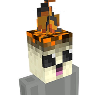 Burnt Marshmallow Head on the Minecraft Marketplace by Cleverlike