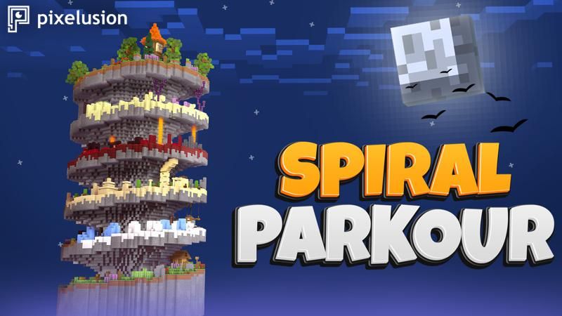Spiral Parkour on the Minecraft Marketplace by Pixelusion