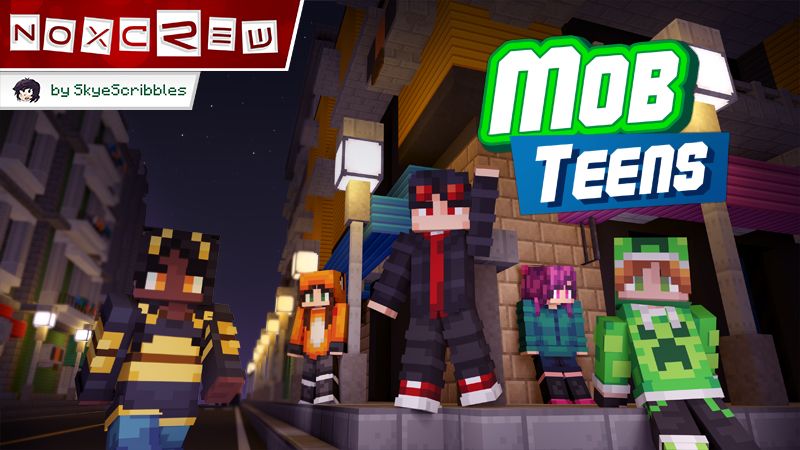Mob Teens by Noxcrew (Minecraft Skin Pack) - Minecraft Marketplace (via ...