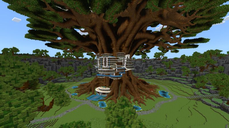 Mega Tree Mansion by CrackedCubes