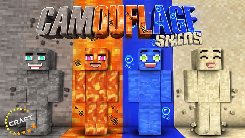 Camouflage Skins on the Minecraft Marketplace by The Craft Stars