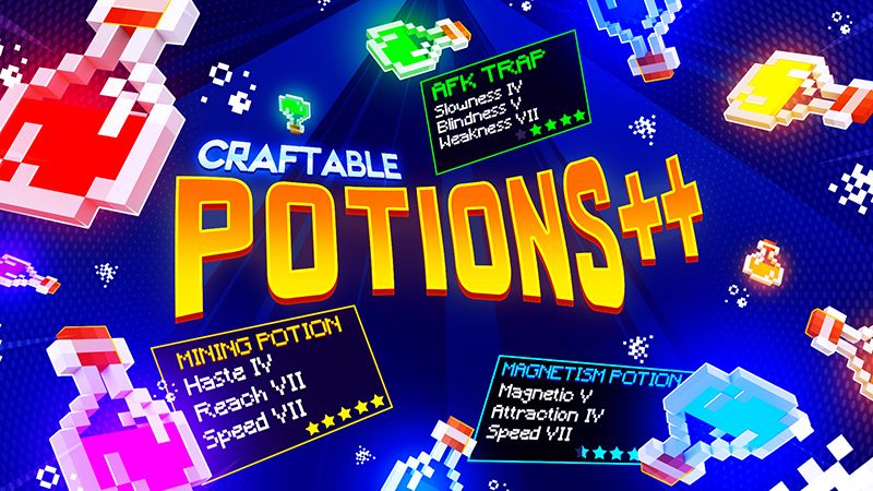 Potions CRAFTABLE on the Minecraft Marketplace by Kreatik Studios