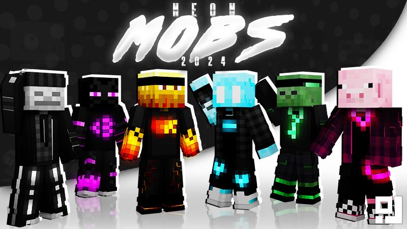 Neon Mobs 2024 on the Minecraft Marketplace by inPixel