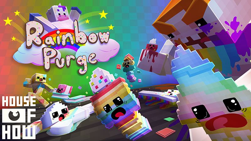 Rainbow Purge on the Minecraft Marketplace by House of How Rainbow Purge on the Minecraft Marketplace by House of How