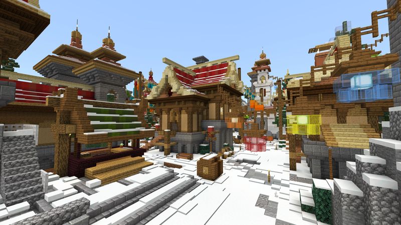 Frosty Village by ThunderAy