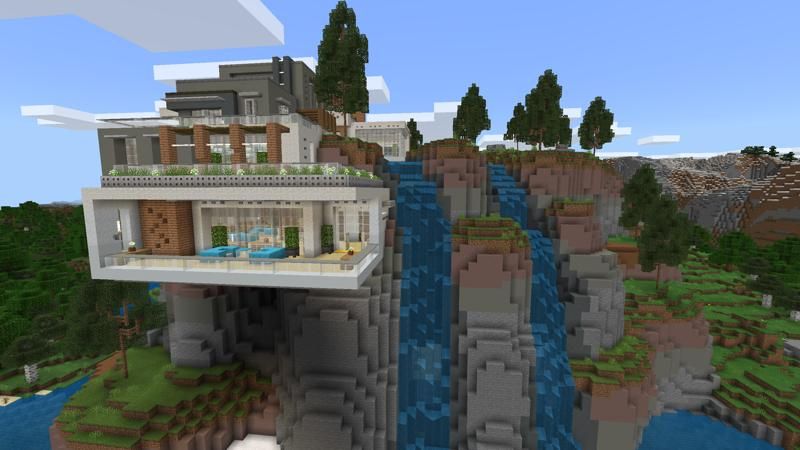 Millionaire Waterfall Mansion by 4KS Studios