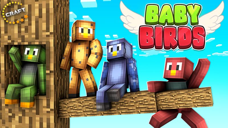 Baby Birds on the Minecraft Marketplace by The Craft Stars Baby Birds on the Minecraft Marketplace by The Craft Stars
