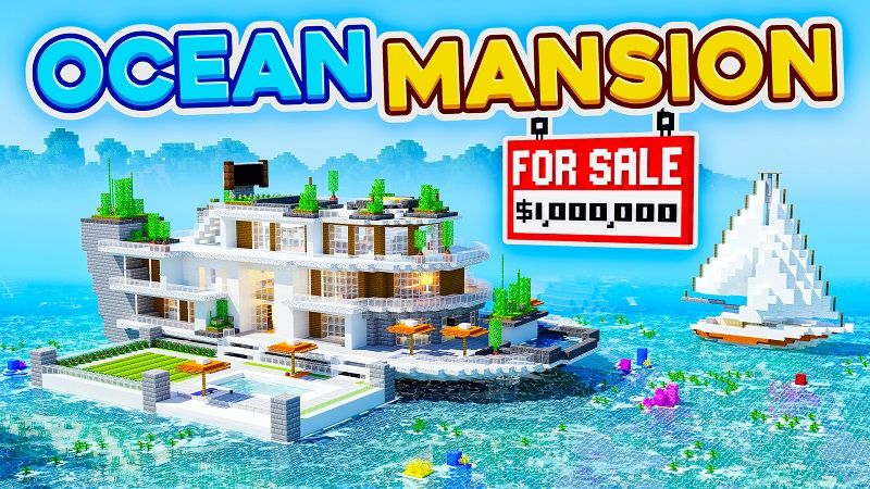 Ocean Mansion on the Minecraft Marketplace by Nitric Concepts
