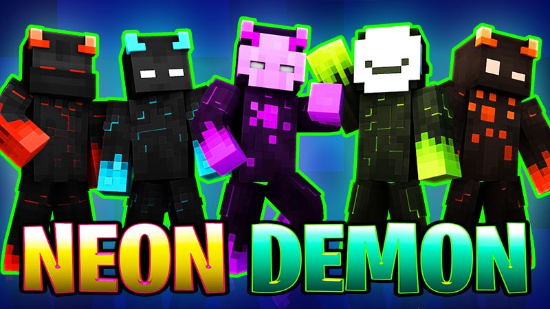 Neon Demon on the Minecraft Marketplace by The Lucky Petals Neon Demon on the Minecraft Marketplace by The Lucky Petals