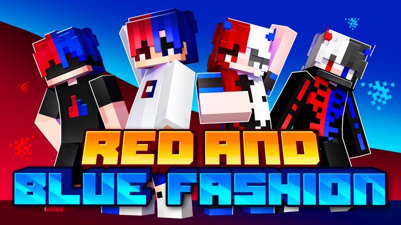 Red and Blue Fashion on the Minecraft Marketplace by Meraki