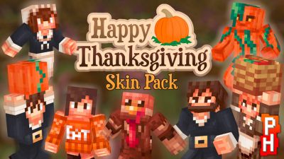 Happy Thanksgiving Skin Pack on the Minecraft Marketplace by PixelHeads
