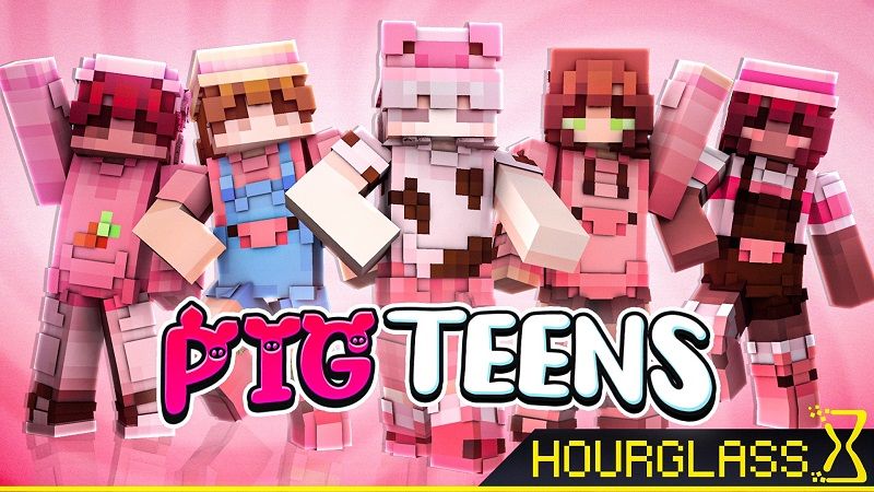 Pig Teens on the Minecraft Marketplace by Hourglass Studios Pig Teens on the Minecraft Marketplace by Hourglass Studios