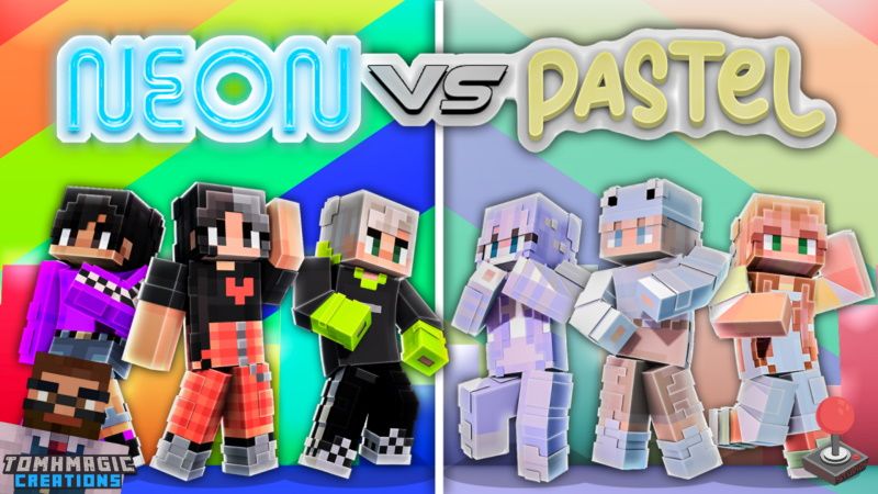Neon vs Pastel Fashion on the Minecraft Marketplace by Tomhmagic Creations